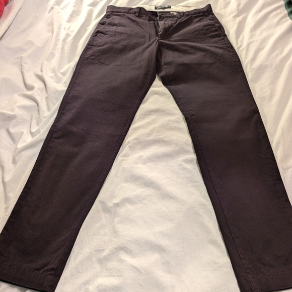 Burgundy Club Monaco Chino Trouser - Picture 2 of 4